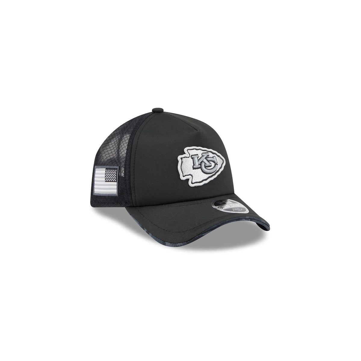 Kansas City Chiefs 2026 Salute to Service Kids 9FORTY APEX Snapback Hat