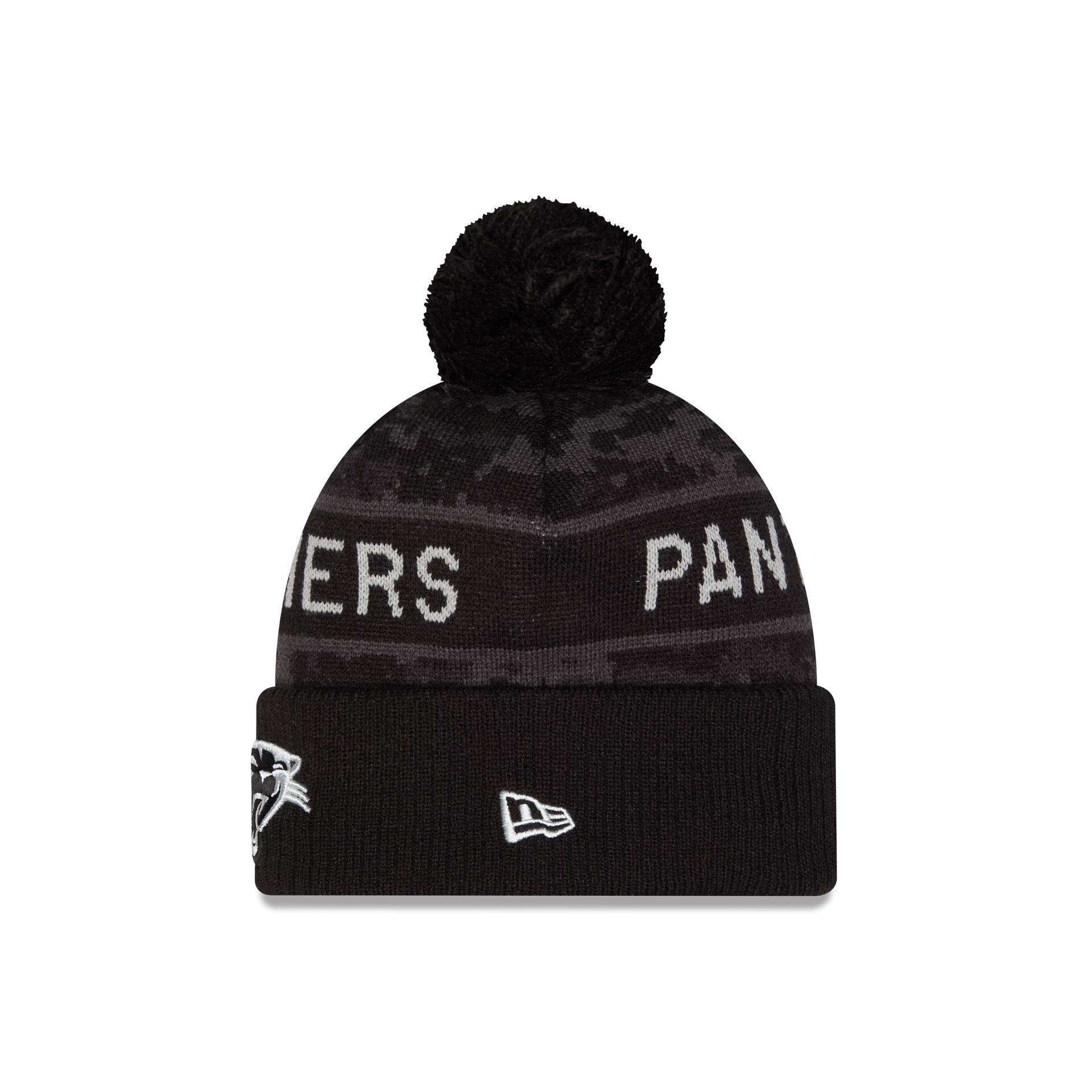 Carolina Panthers 2026 Salute to Service Pom Knit Hat – New Era Cap
