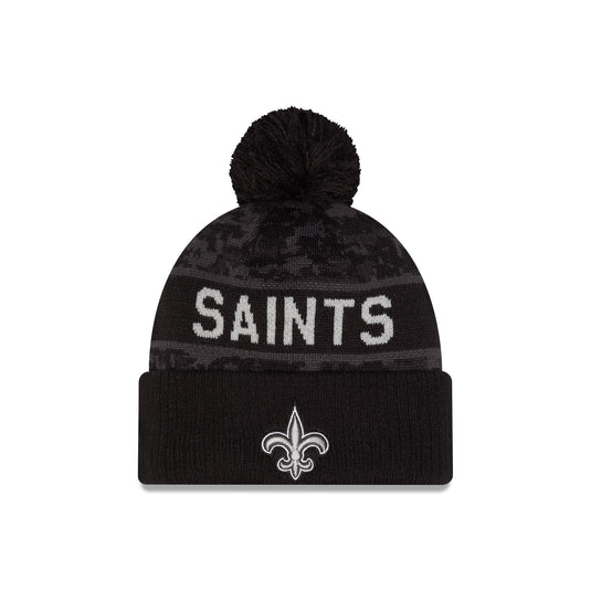 New Orleans Saints 2026 Salute to Service Pom Knit Hat