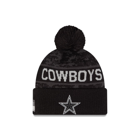 Dallas Cowboys 2026 Salute to Service Pom Knit Hat