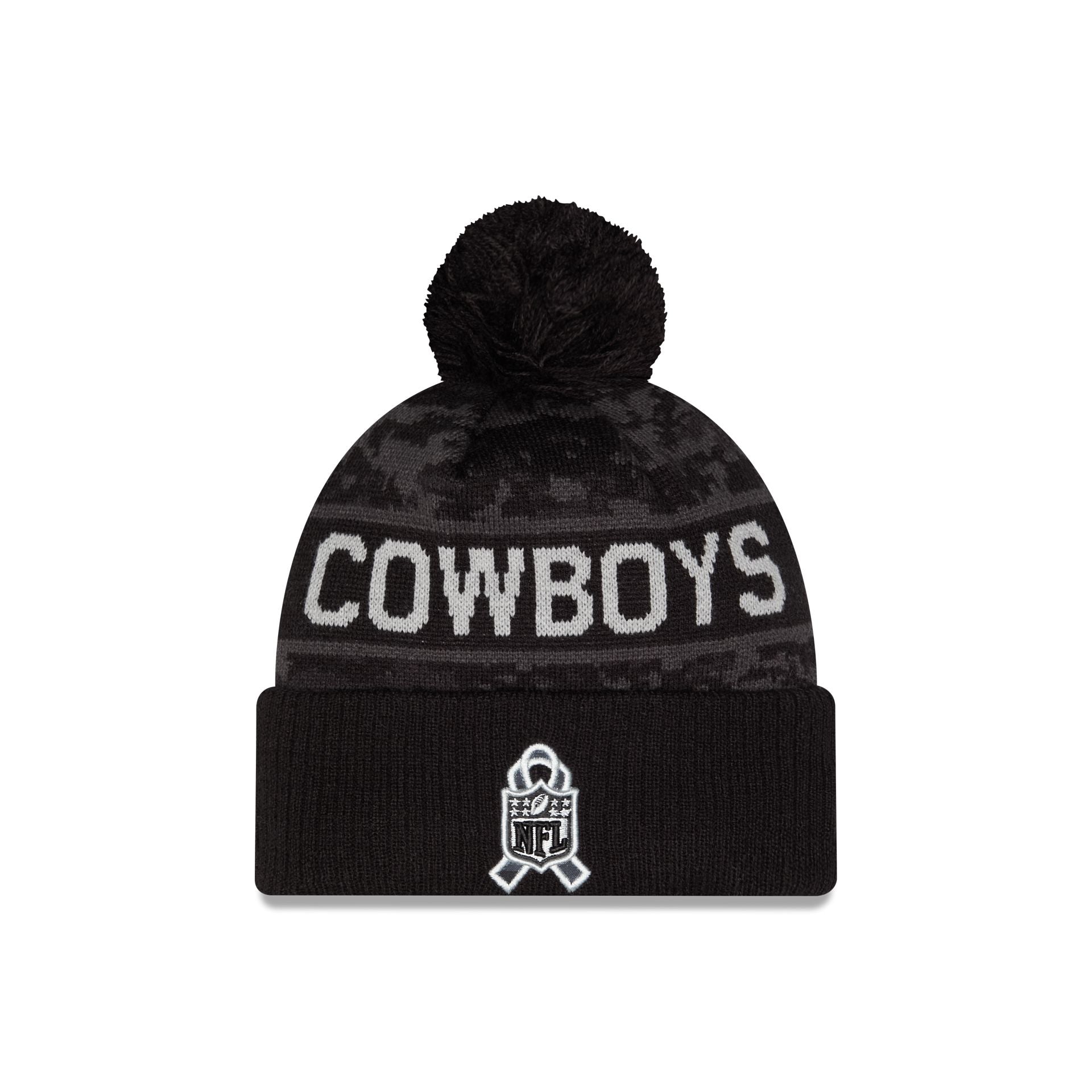 Dallas Cowboys 2026 Salute to Service Pom Knit Hat – New Era Cap