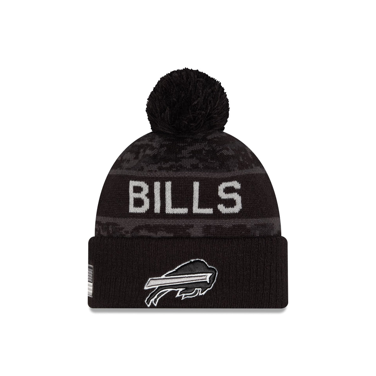 Buffalo Bills 2026 Salute to Service Pom Knit Hat