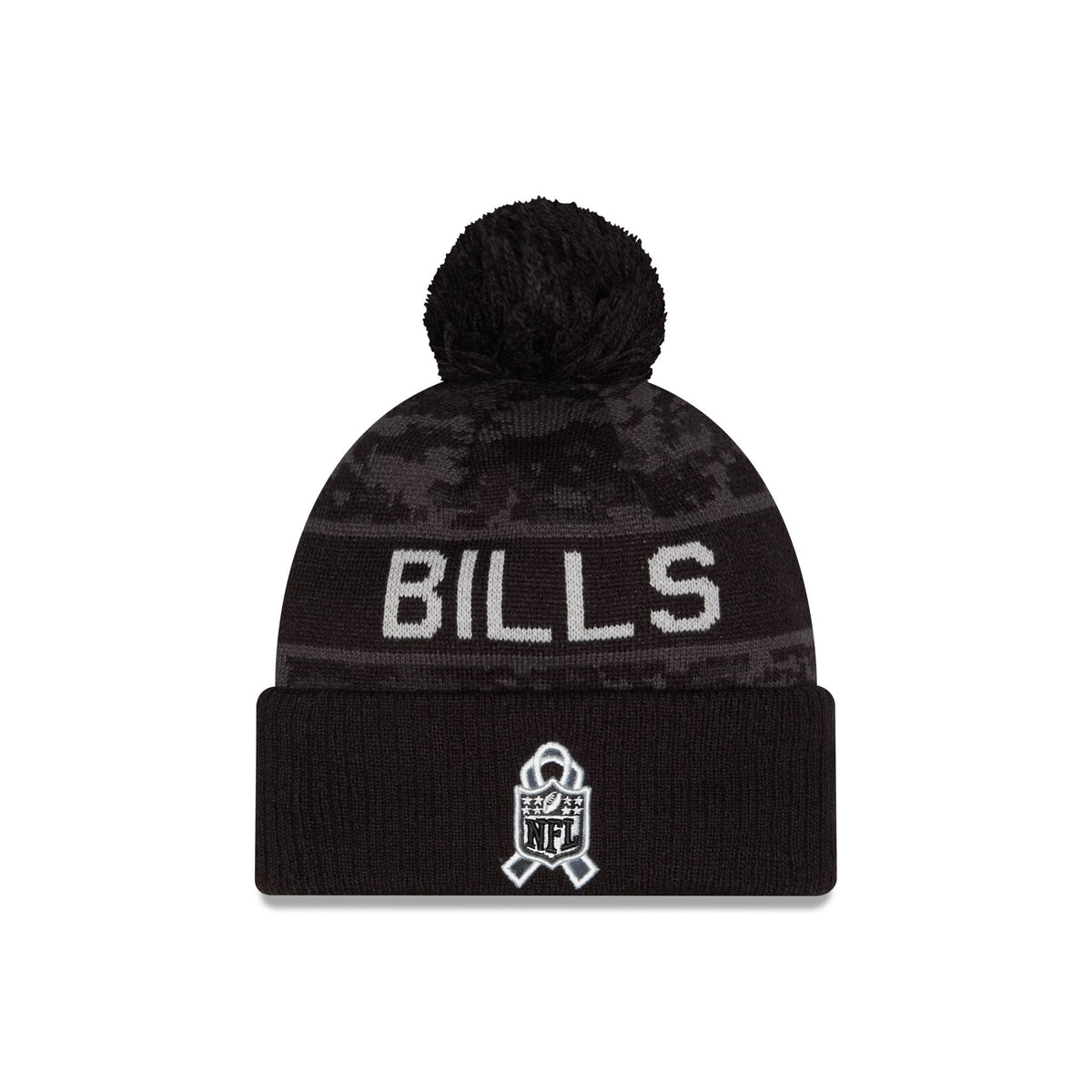 Buffalo Bills 2026 Salute to Service Pom Knit Hat