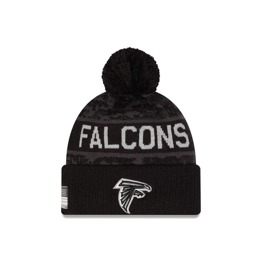 Atlanta Falcons 2026 Salute to Service Pom Knit Hat