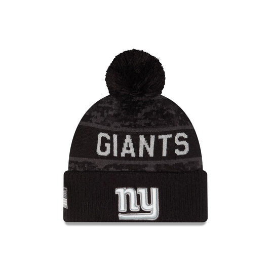 New York Giants 2026 Salute to Service Pom Knit Hat