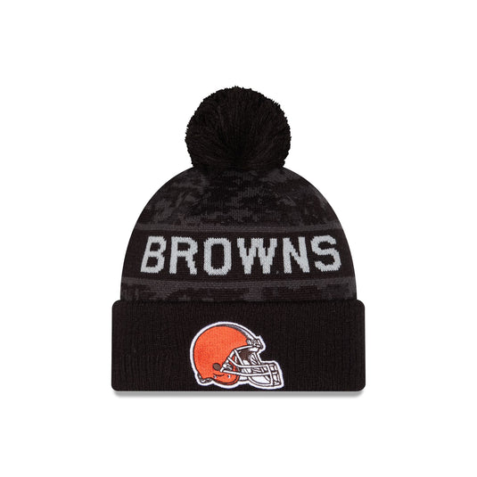 Cleveland Browns 2026 Salute to Service Pom Knit Hat