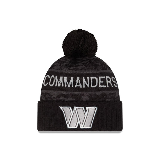 Washington Commanders 2026 Salute to Service Pom Knit Hat