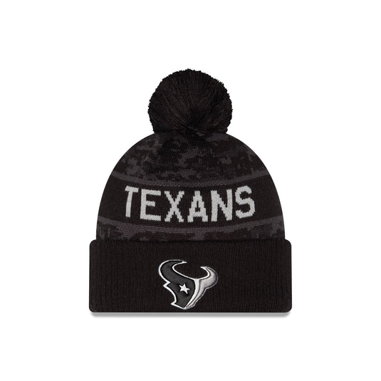 Houston Texans 2026 Salute to Service Pom Knit Hat