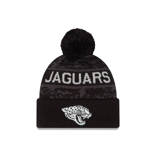 Jacksonville Jaguars 2026 Salute to Service Pom Knit Hat