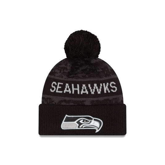 Seattle Seahawks 2026 Salute to Service Pom Knit Hat
