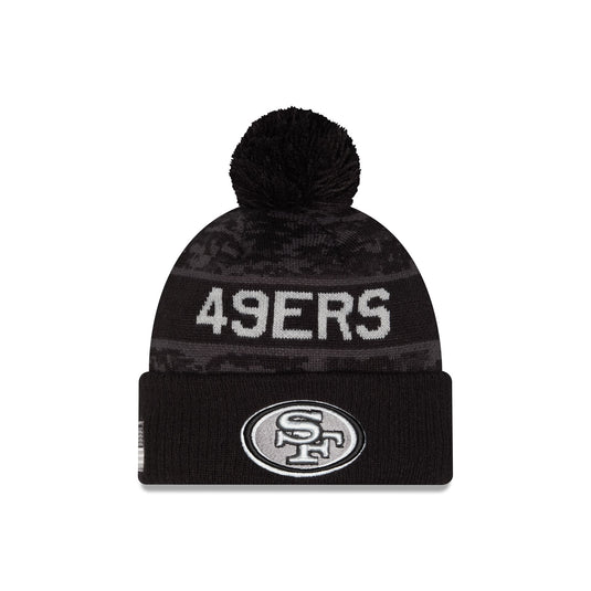 San Francisco 49ers 2026 Salute to Service Pom Knit Hat