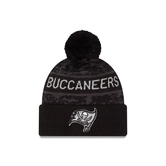Tampa Bay Buccaneers 2026 Salute to Service Pom Knit Hat