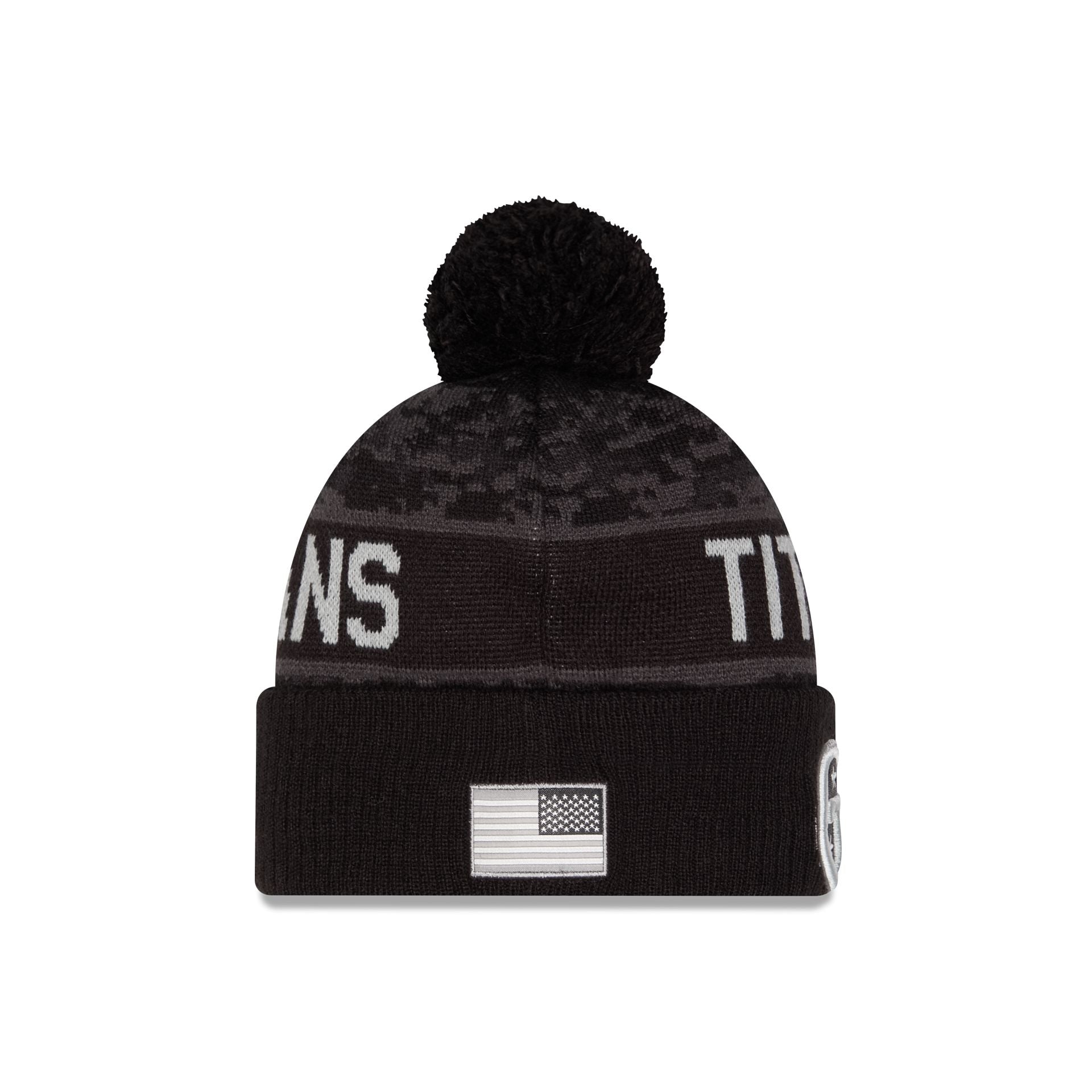 Tennessee Titans 2026 Salute to Service Pom Knit Hat – New Era Cap
