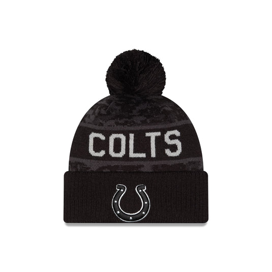 Indianapolis Colts 2026 Salute to Service Pom Knit Hat