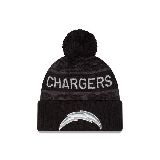 Los Angeles Chargers 2026 Salute to Service Pom Knit Hat