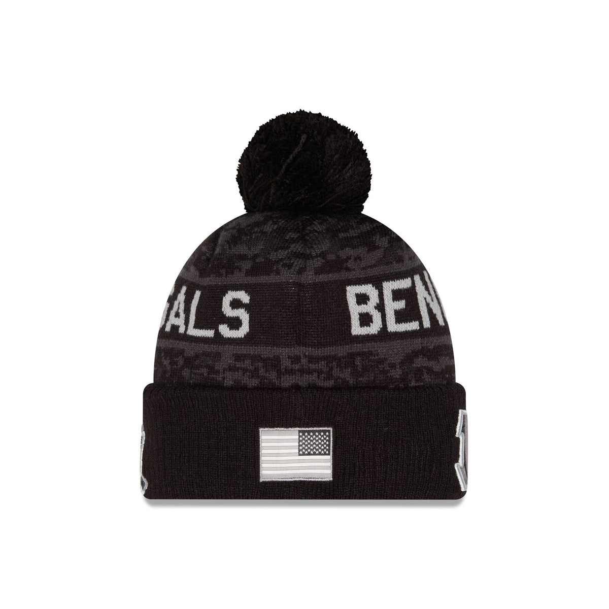 Cincinnati Bengals 2026 Salute to Service Pom Knit Hat