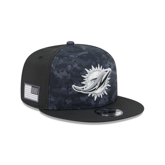 Miami Dolphins 2026 Salute to Service 9FIFTY Snapback Hat