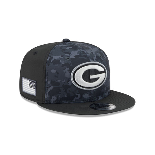 Green Bay Packers 2026 Salute to Service 9FIFTY Snapback Hat