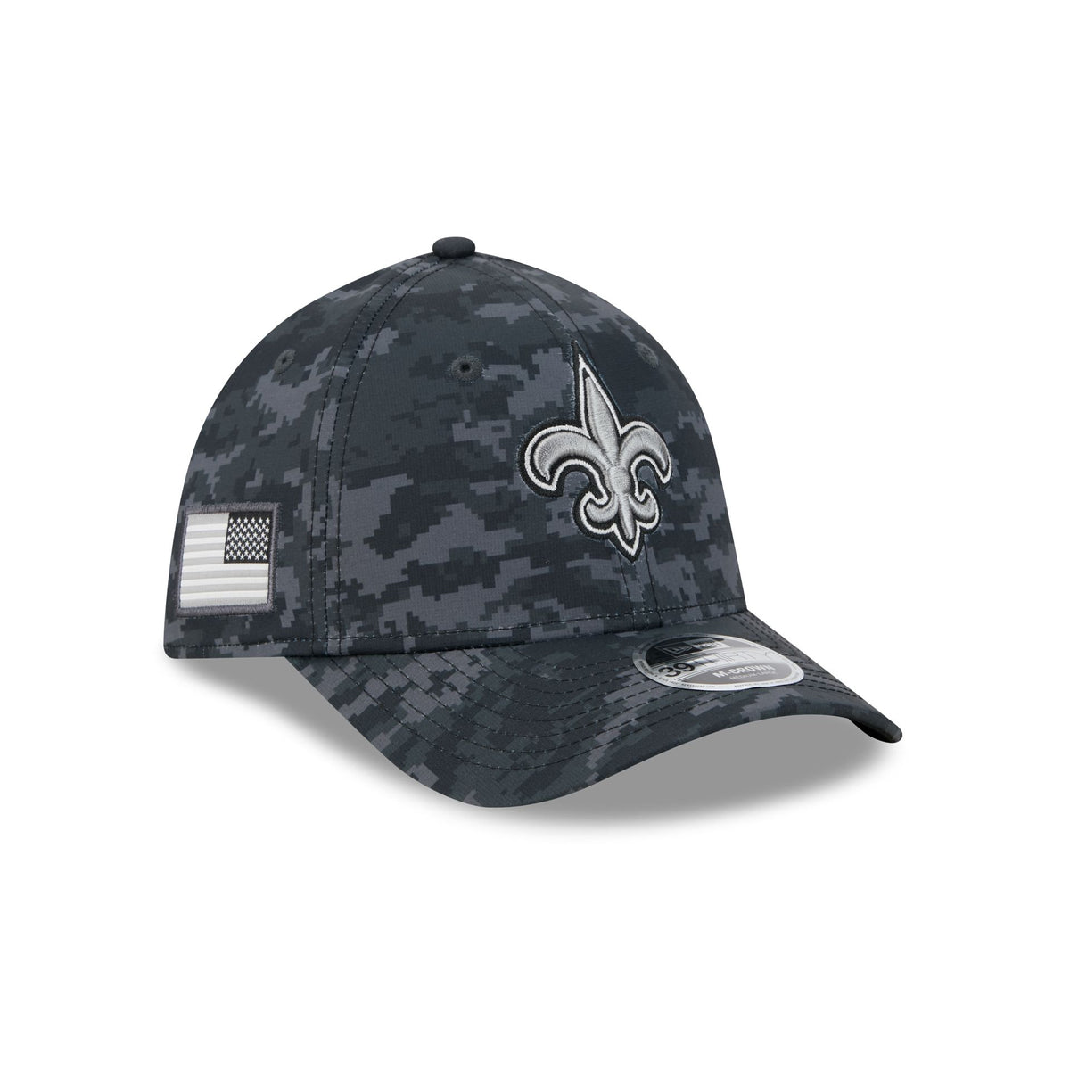 New Orleans Saints 2026 Salute to Service 39THIRTY M-Crown Stretch Fit Hat