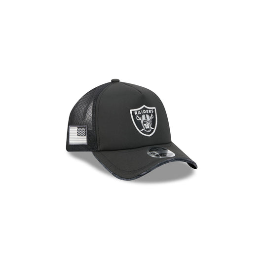 Las Vegas Raiders 2026 Salute to Service Kids 9FORTY APEX Snapback Hat