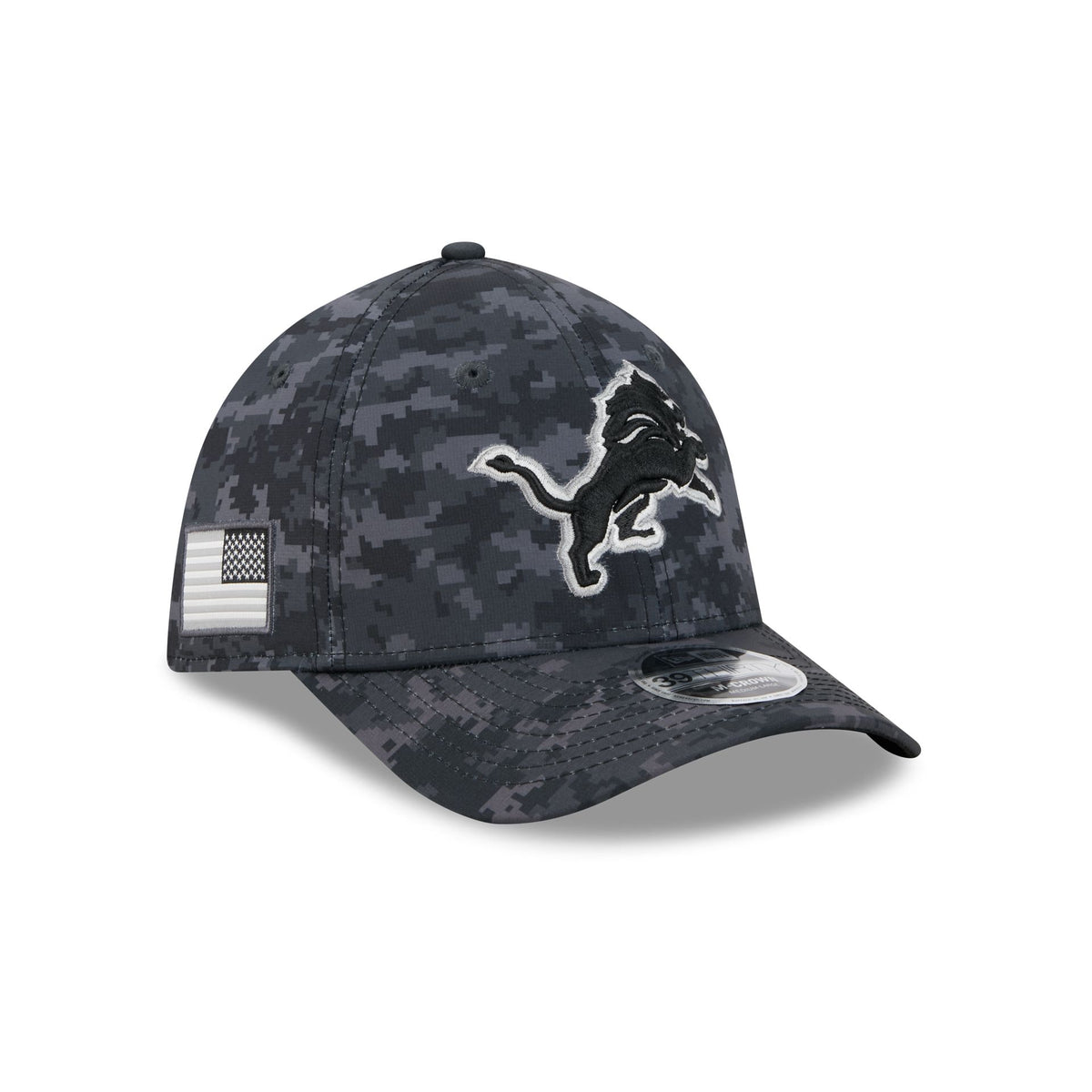 Detroit Lions 2026 Salute to Service 39THIRTY M-Crown Stretch Fit Hat