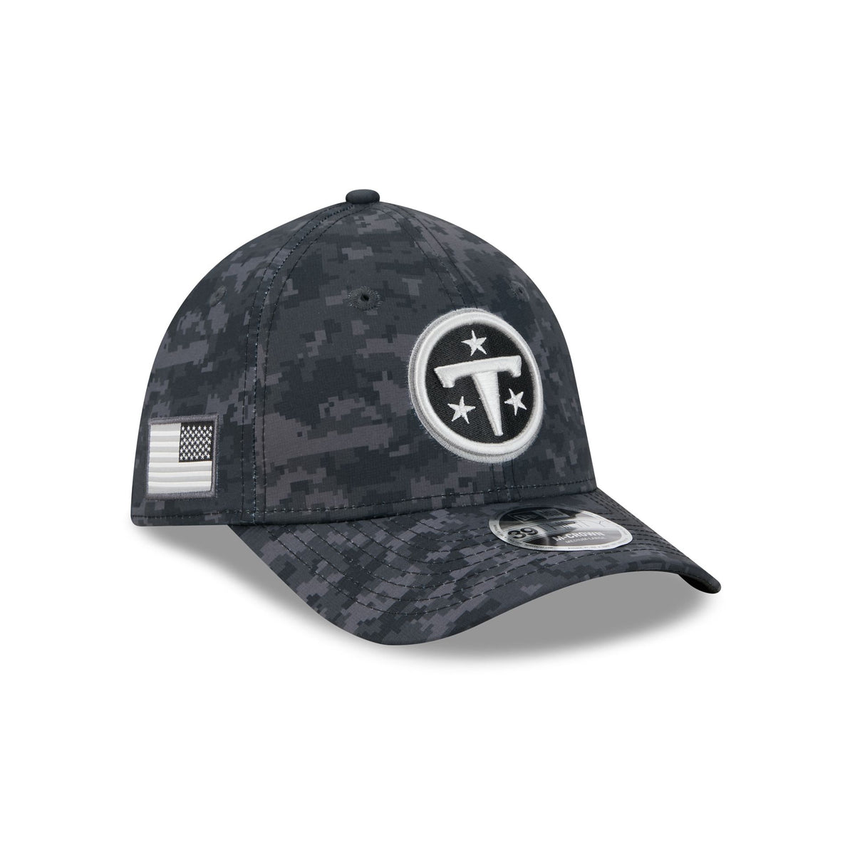 Tennessee Titans 2026 Salute to Service 39THIRTY M-Crown Stretch Fit Hat