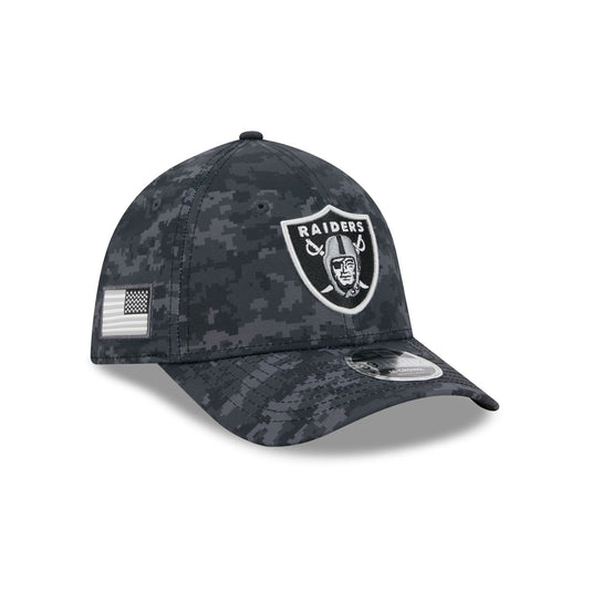 Las Vegas Raiders 2026 Salute to Service 39THIRTY M-Crown Stretch Fit Hat