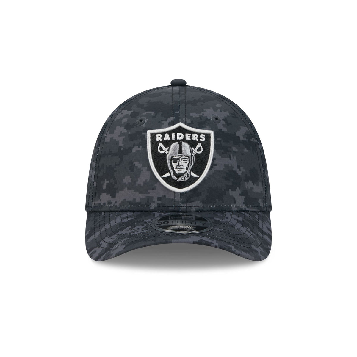 Las Vegas Raiders 2026 Salute to Service 39THIRTY M-Crown Stretch Fit Hat