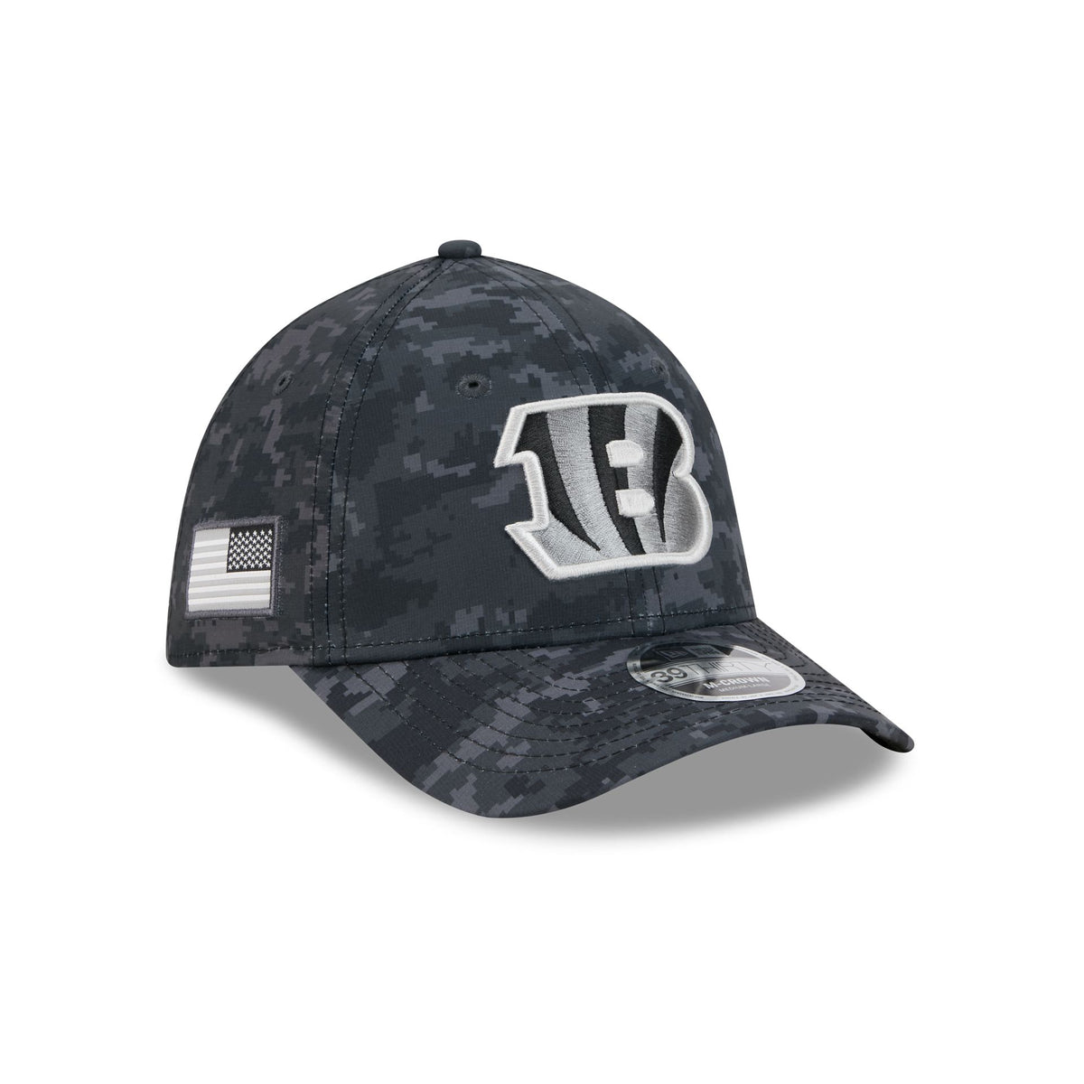 Cincinnati Bengals 2026 Salute to Service 39THIRTY M-Crown Stretch Fit Hat