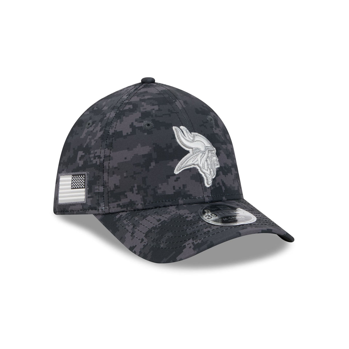 Minnesota Vikings 2026 Salute to Service 39THIRTY M-Crown Stretch Fit Hat