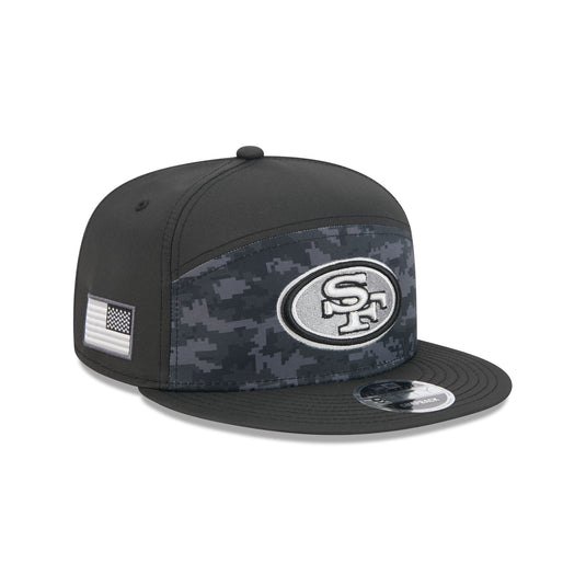 San Francisco 49ers 2026 Salute to Service Split Panel 9FIFTY Snapback Hat