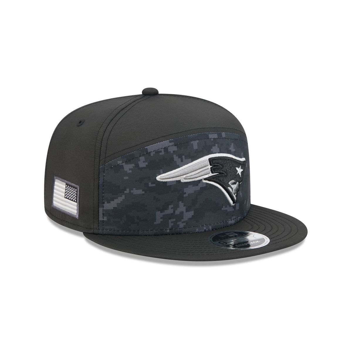 New England Patriots 2026 Salute to Service Split Panel 9FIFTY Snapback Hat
