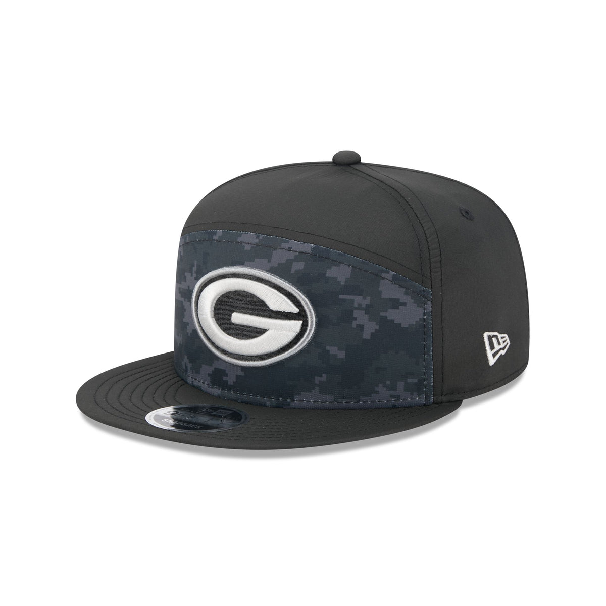 Green Bay Packers 2026 Salute to Service Split Panel 9FIFTY Snapback Hat