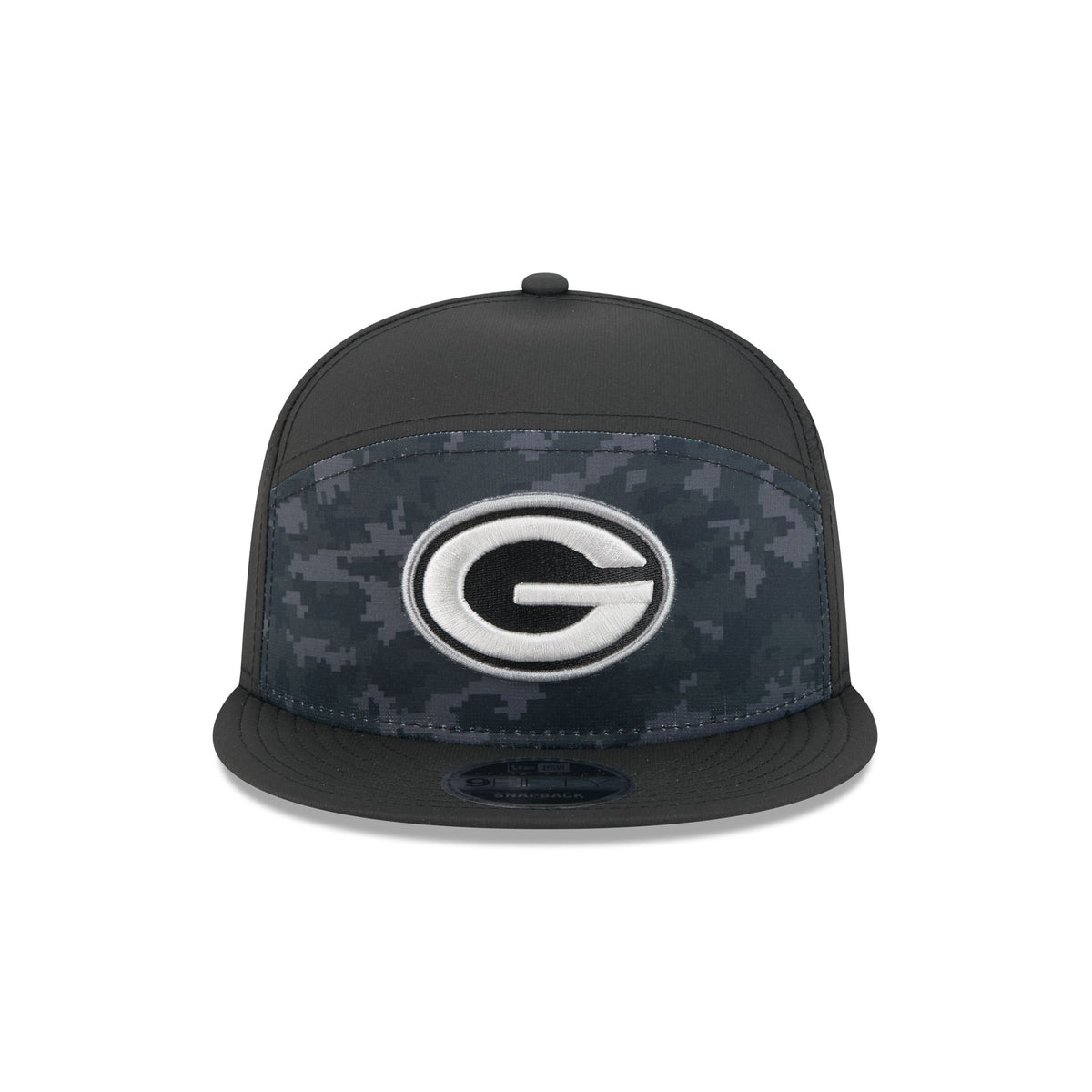 Green Bay Packers 2026 Salute to Service Split Panel 9FIFTY Snapback Hat