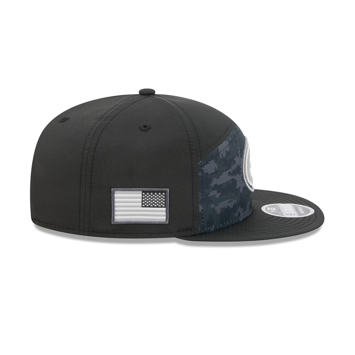 Green Bay Packers 2026 Salute to Service Split Panel 9FIFTY Snapback Hat