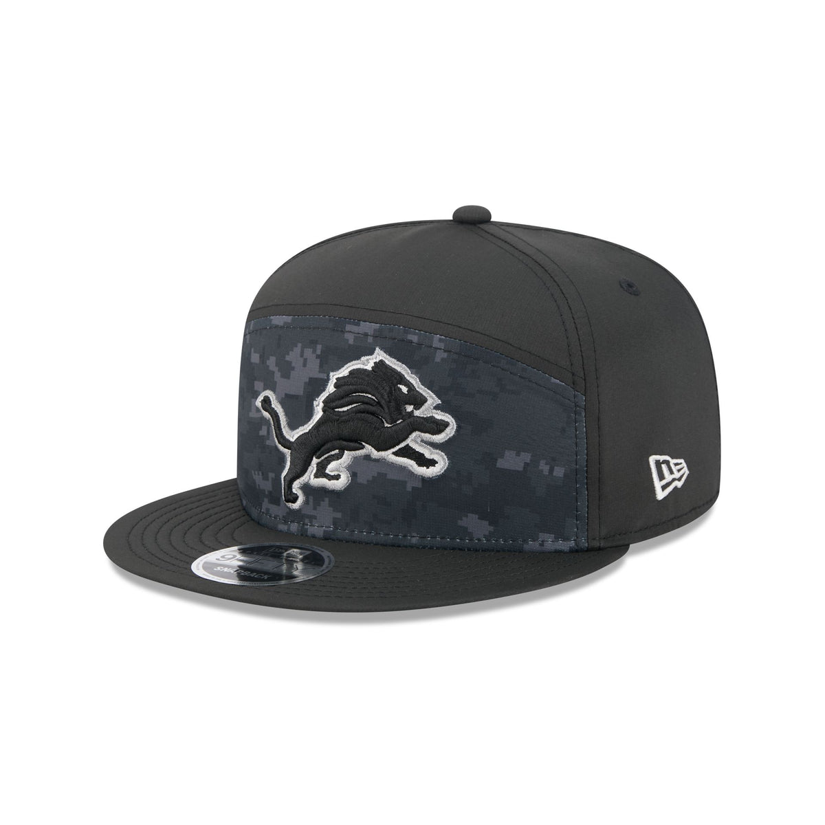 Detroit Lions 2026 Salute to Service Split Panel 9FIFTY Snapback Hat