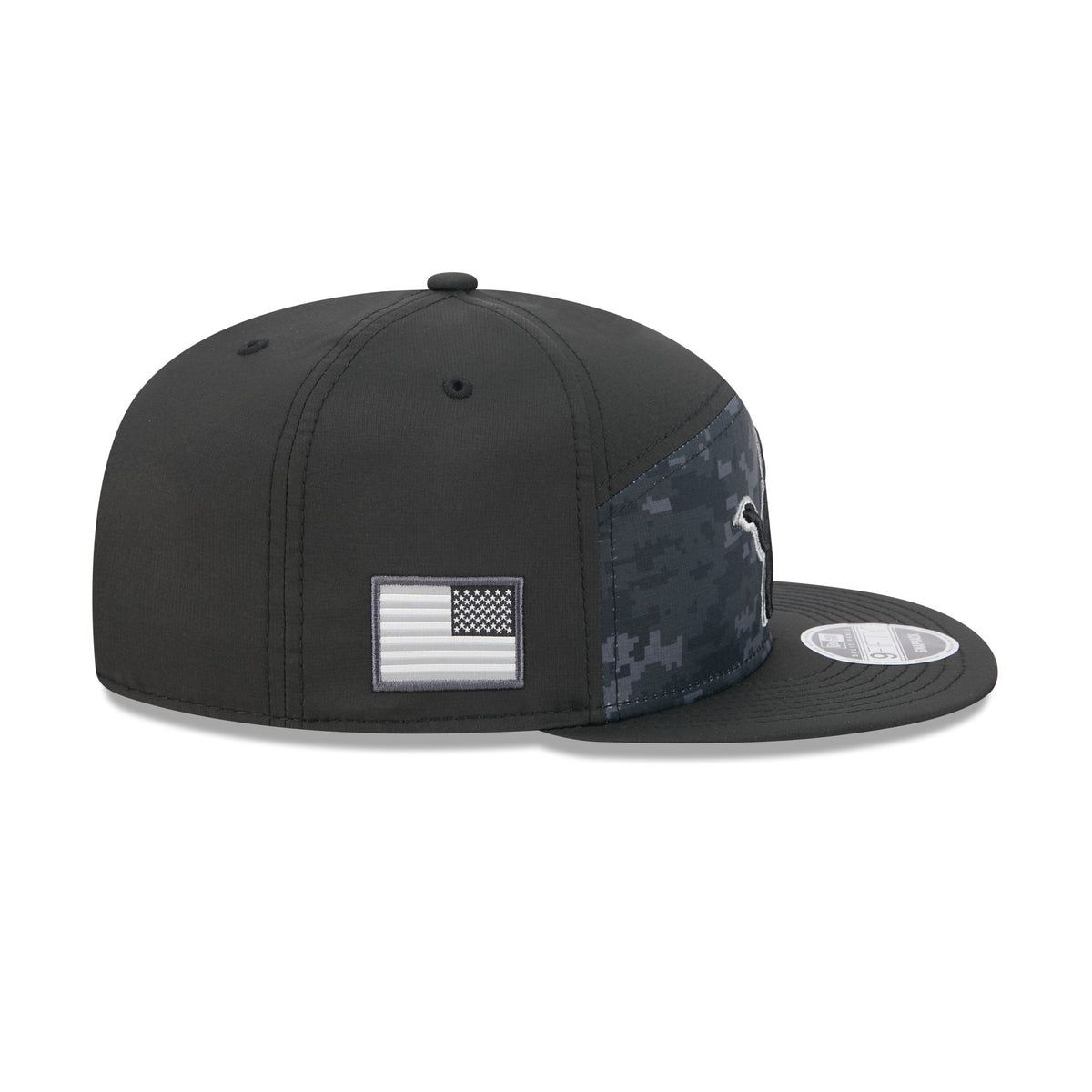 Detroit Lions 2026 Salute to Service Split Panel 9FIFTY Snapback Hat