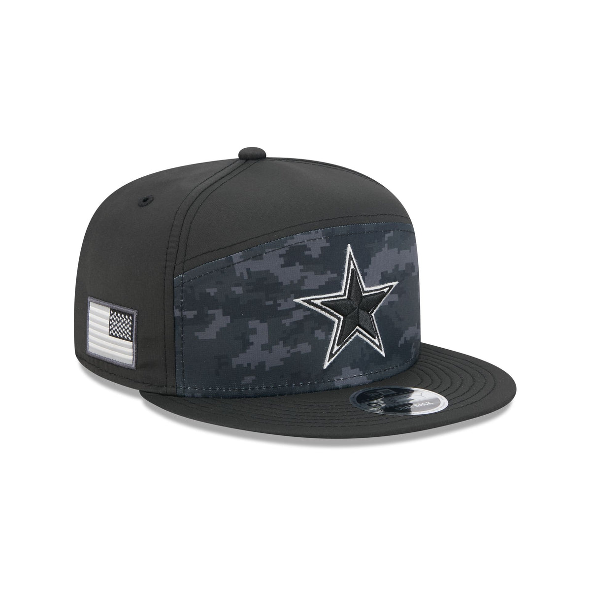 Dallas Cowboys 2026 Salute to Service Split Panel 9FIFTY Snapback Hat