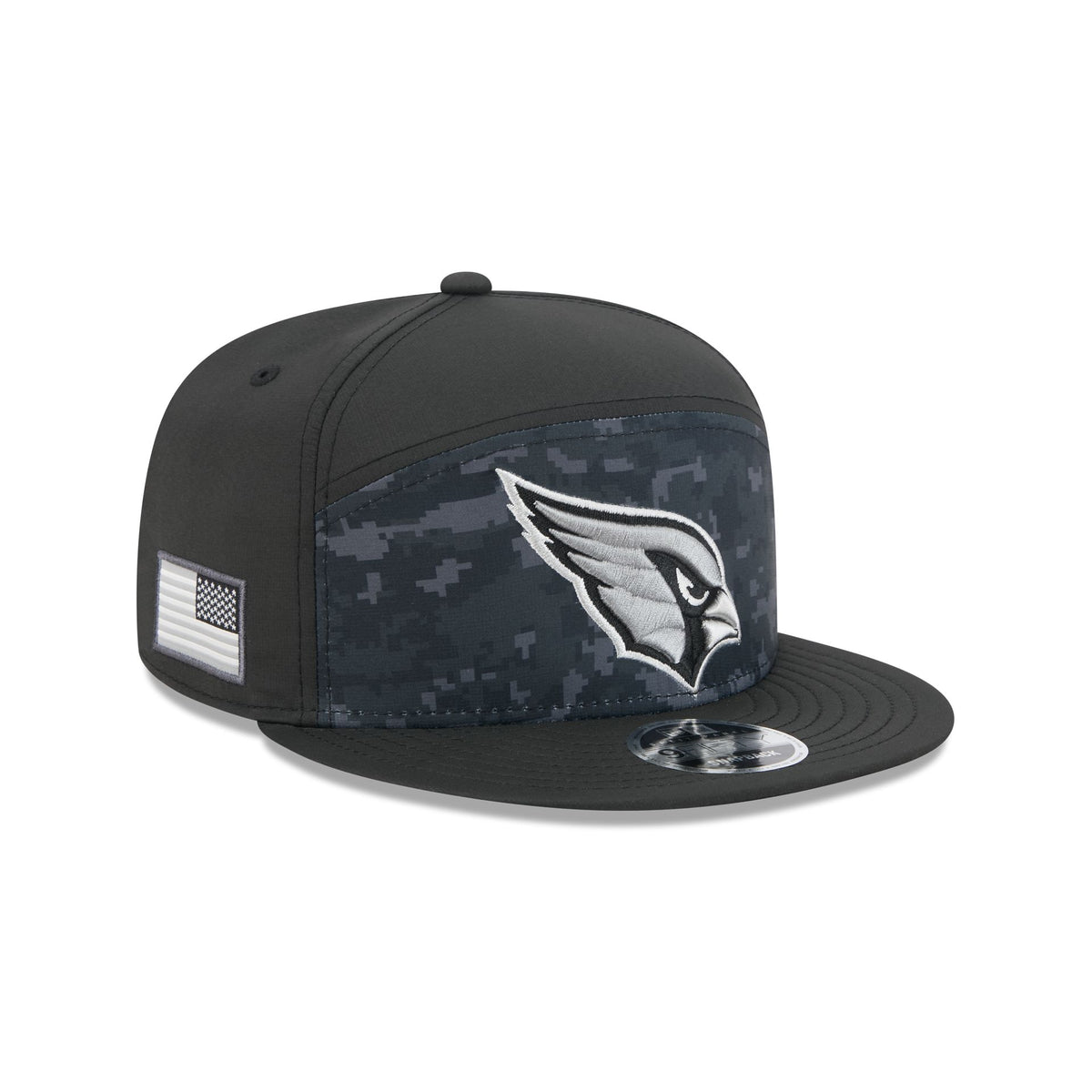 Arizona Cardinals 2026 Salute to Service Split Panel 9FIFTY Snapback Hat