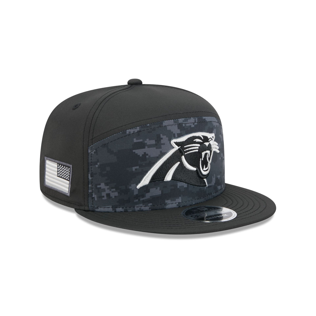 Carolina Panthers 2026 Salute to Service Split Panel 9FIFTY Snapback Hat