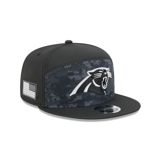 Carolina Panthers 2026 Salute to Service Split Panel 9FIFTY Snapback Hat