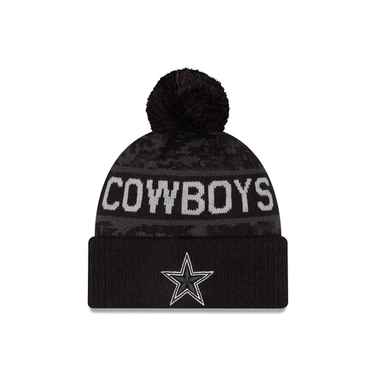 Dallas Cowboys 2026 Salute to Service Kids Pom Knit Hat