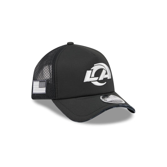 Los Angeles Rams 2026 Salute to Service 9FORTY APEX Snapback Hat