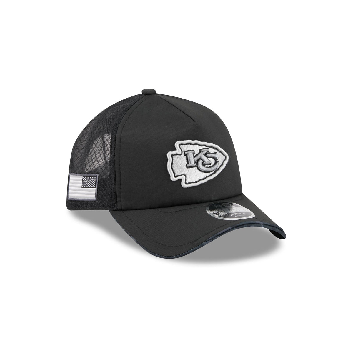 Kansas City Chiefs 2026 Salute to Service 9FORTY APEX Snapback Hat