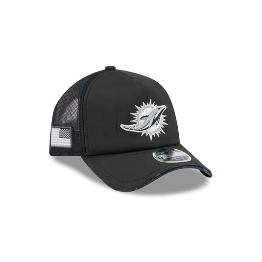 Miami Dolphins 2026 Salute to Service 9FORTY APEX Snapback Hat