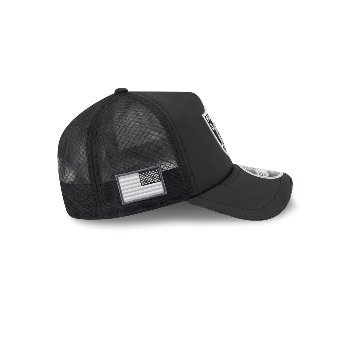 Las Vegas Raiders 2026 Salute to Service 9FORTY APEX Snapback Hat