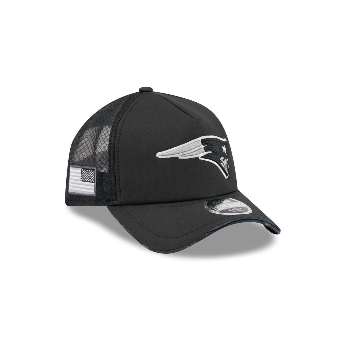 New England Patriots 2026 Salute to Service 9FORTY APEX Snapback Hat