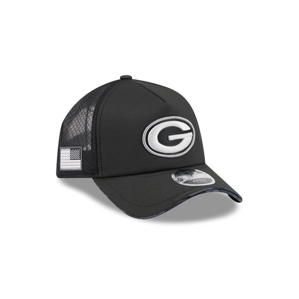 Green Bay Packers 2026 Salute to Service 9FORTY APEX Snapback Hat