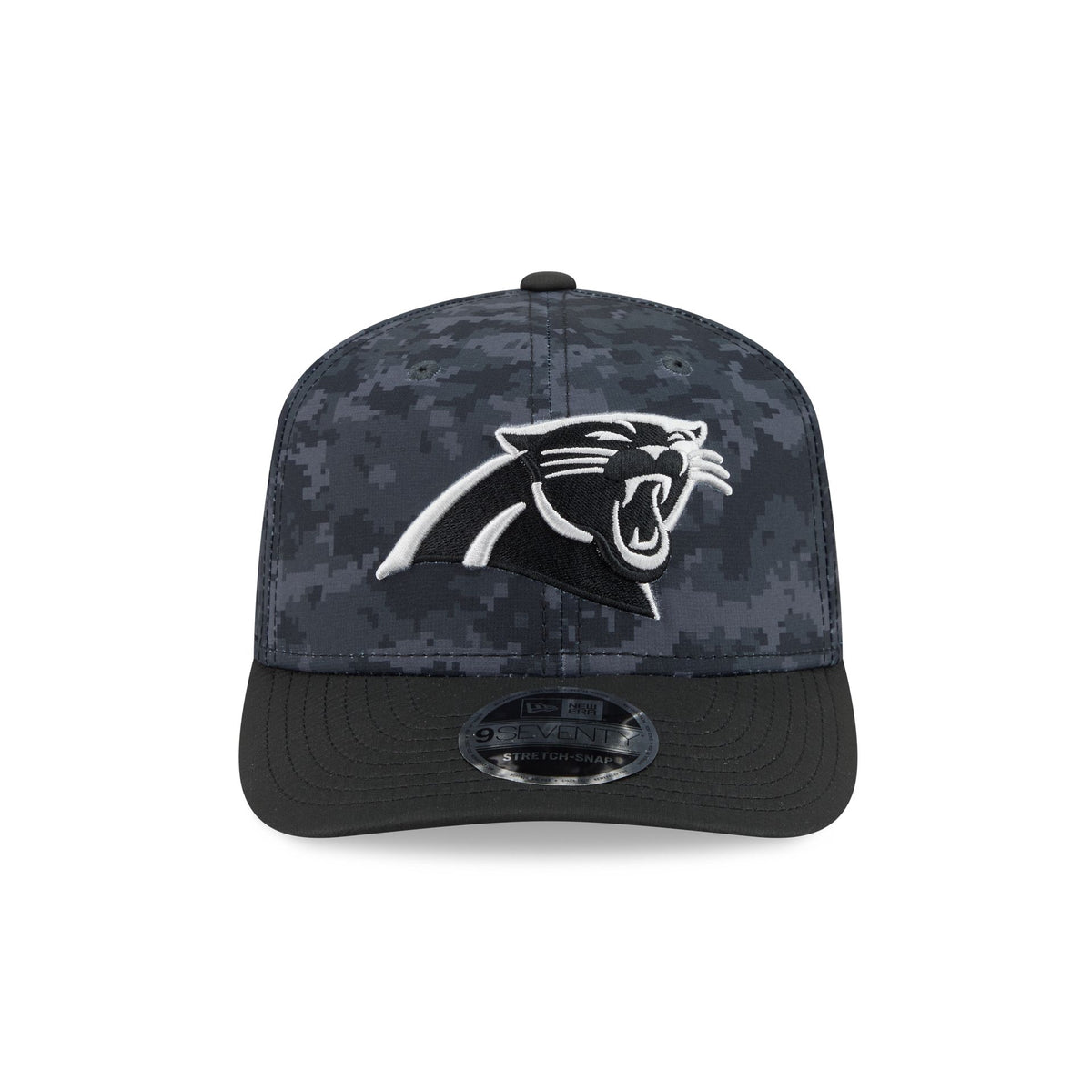 Carolina Panthers 2026 Salute to Service 9SEVENTY Stretch-Snap Hat