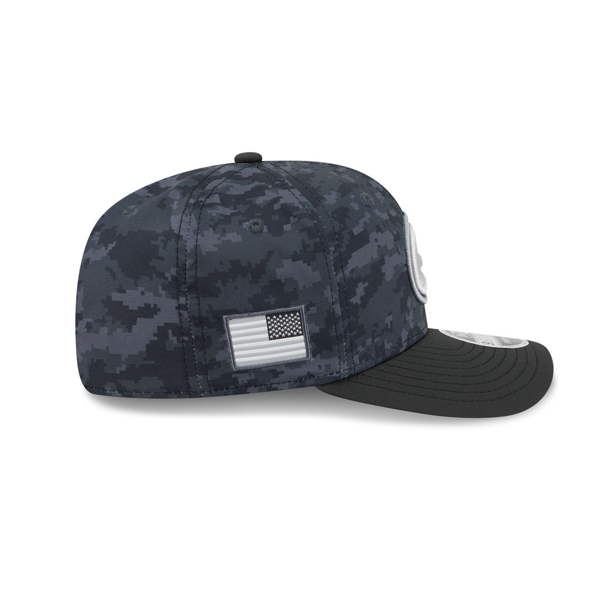 Green Bay Packers 2026 Salute to Service 9SEVENTY Stretch-Snap Hat